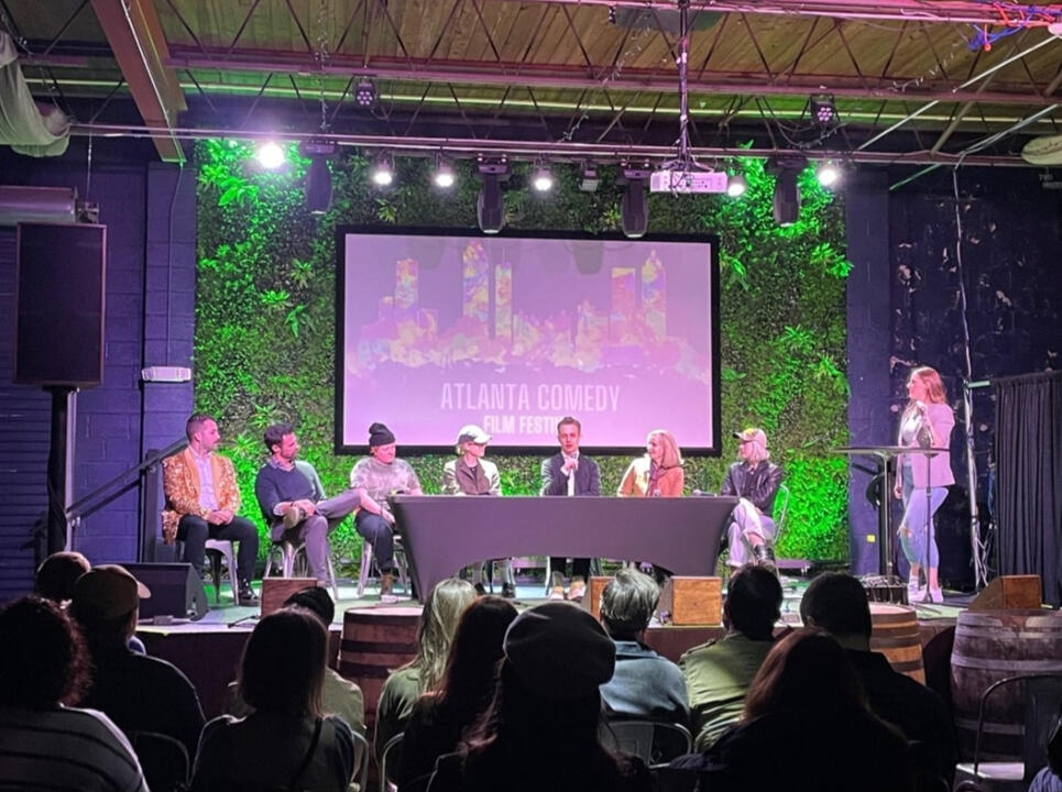 JoJo Scanlon and other members of the D Block Q&A at the Atlanta Comedy Film Festival